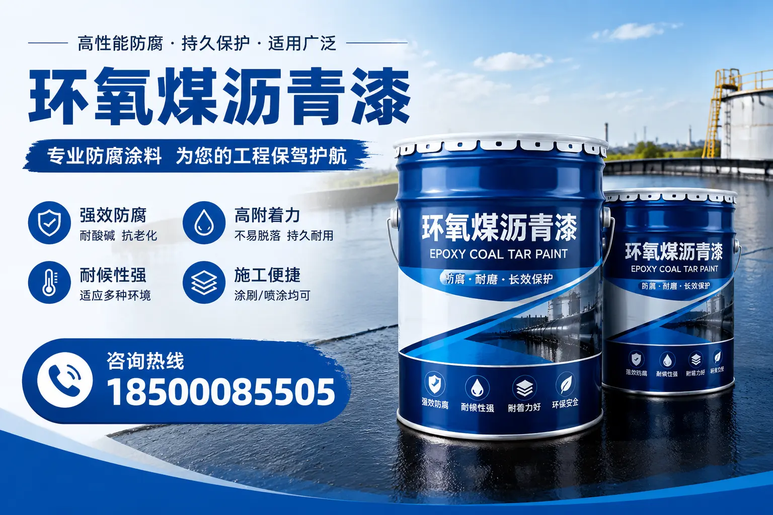 环氧煤沥青漆与其他漆类的比较,大连用户的选择依据