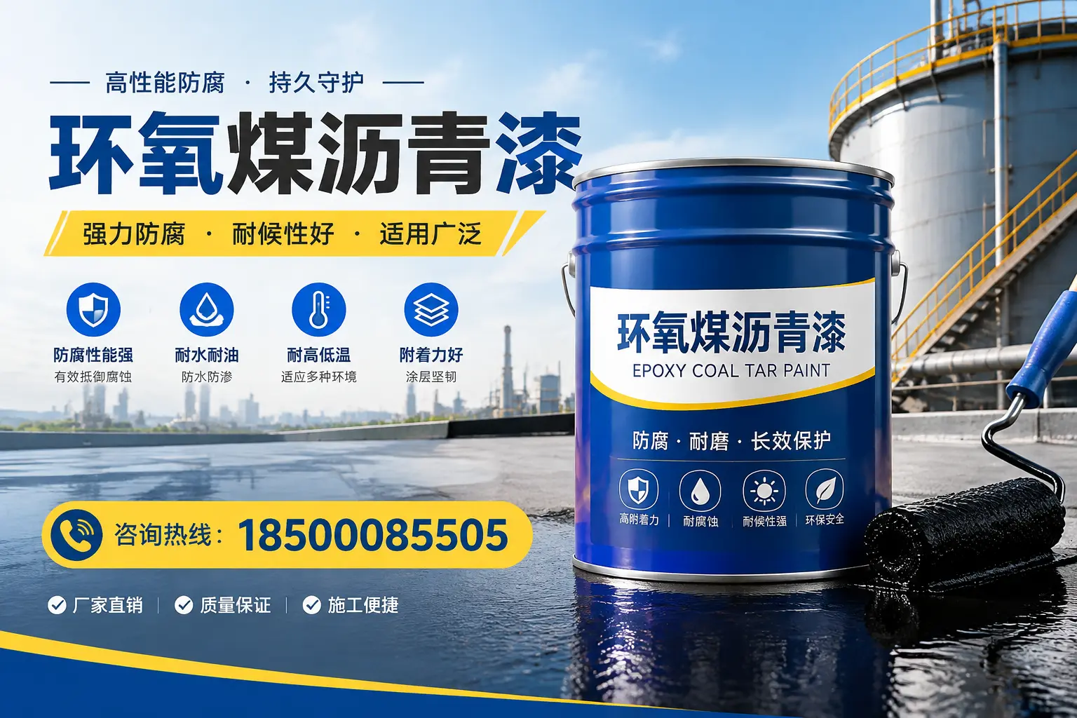 环氧煤沥青漆的储存与运输注意事项,大连企业须知